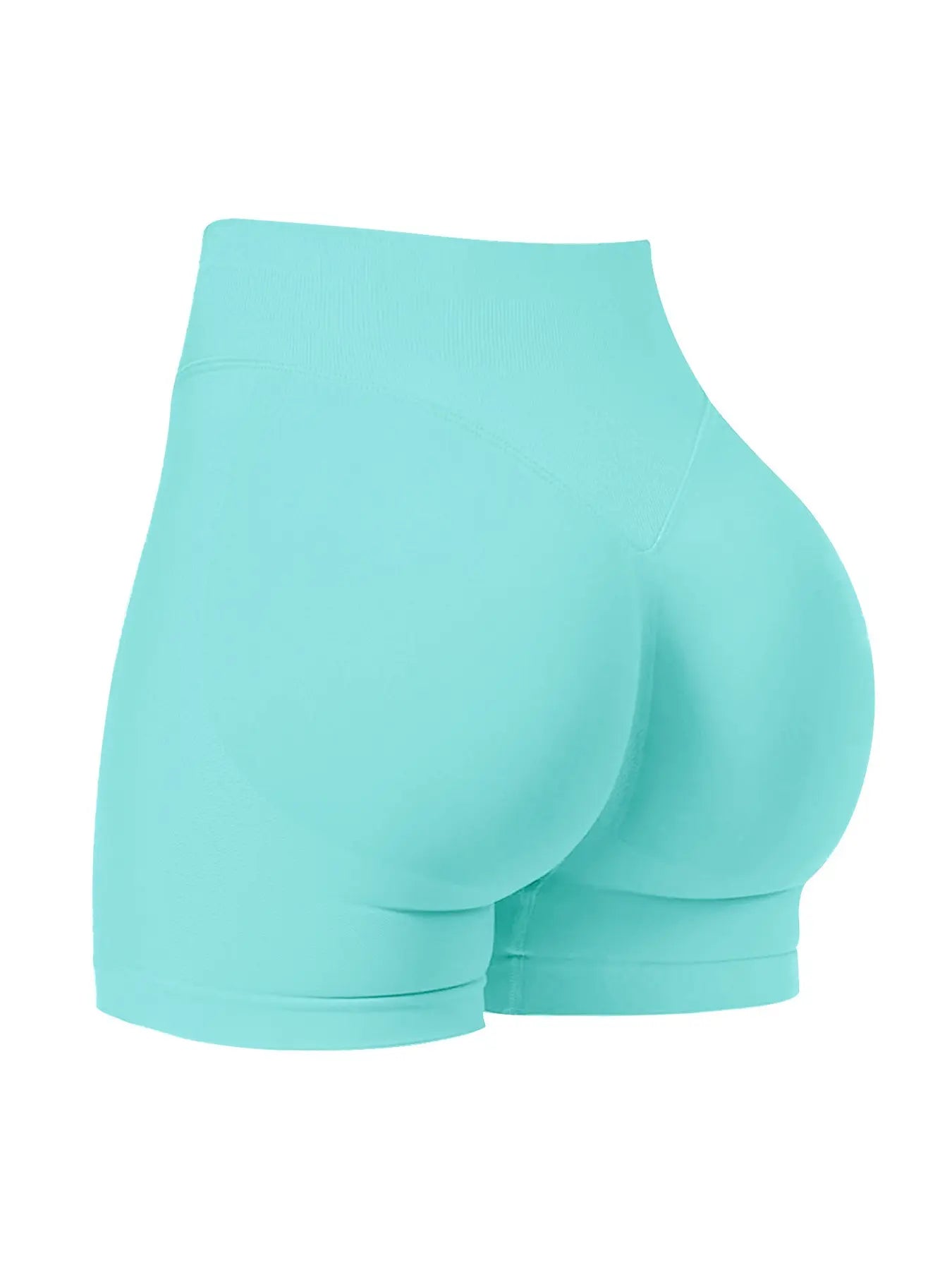 New Three-Section Waist Seamless Sporty Peach Butt Shorts for Women, High Waisted Shorts, Tight Shorts for Yoga, Fitness and Running, Fitness Workout Shorts, Sports Shorts