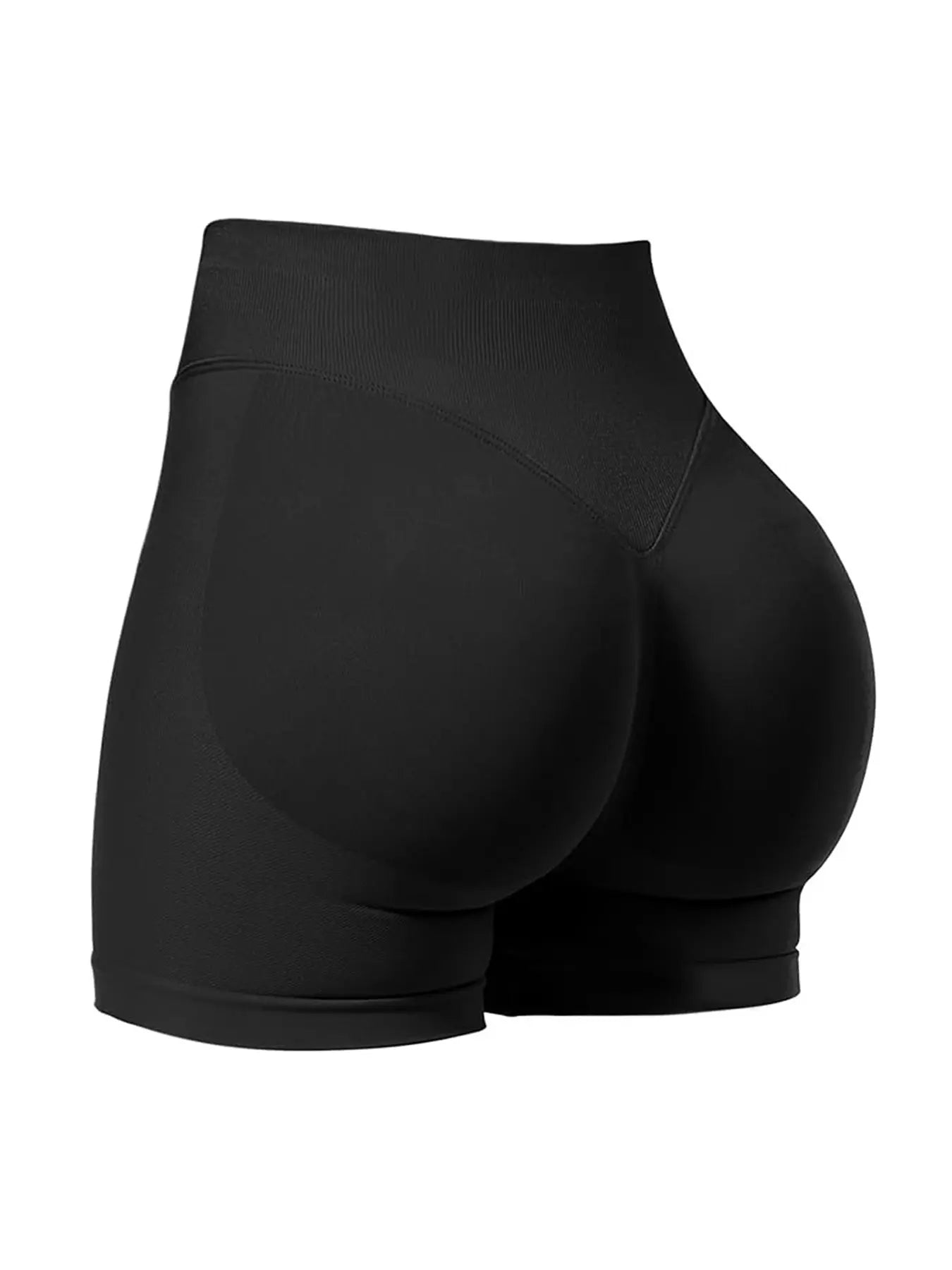 New Three-Section Waist Seamless Sporty Peach Butt Shorts for Women, High Waisted Shorts, Tight Shorts for Yoga, Fitness and Running, Fitness Workout Shorts, Sports Shorts