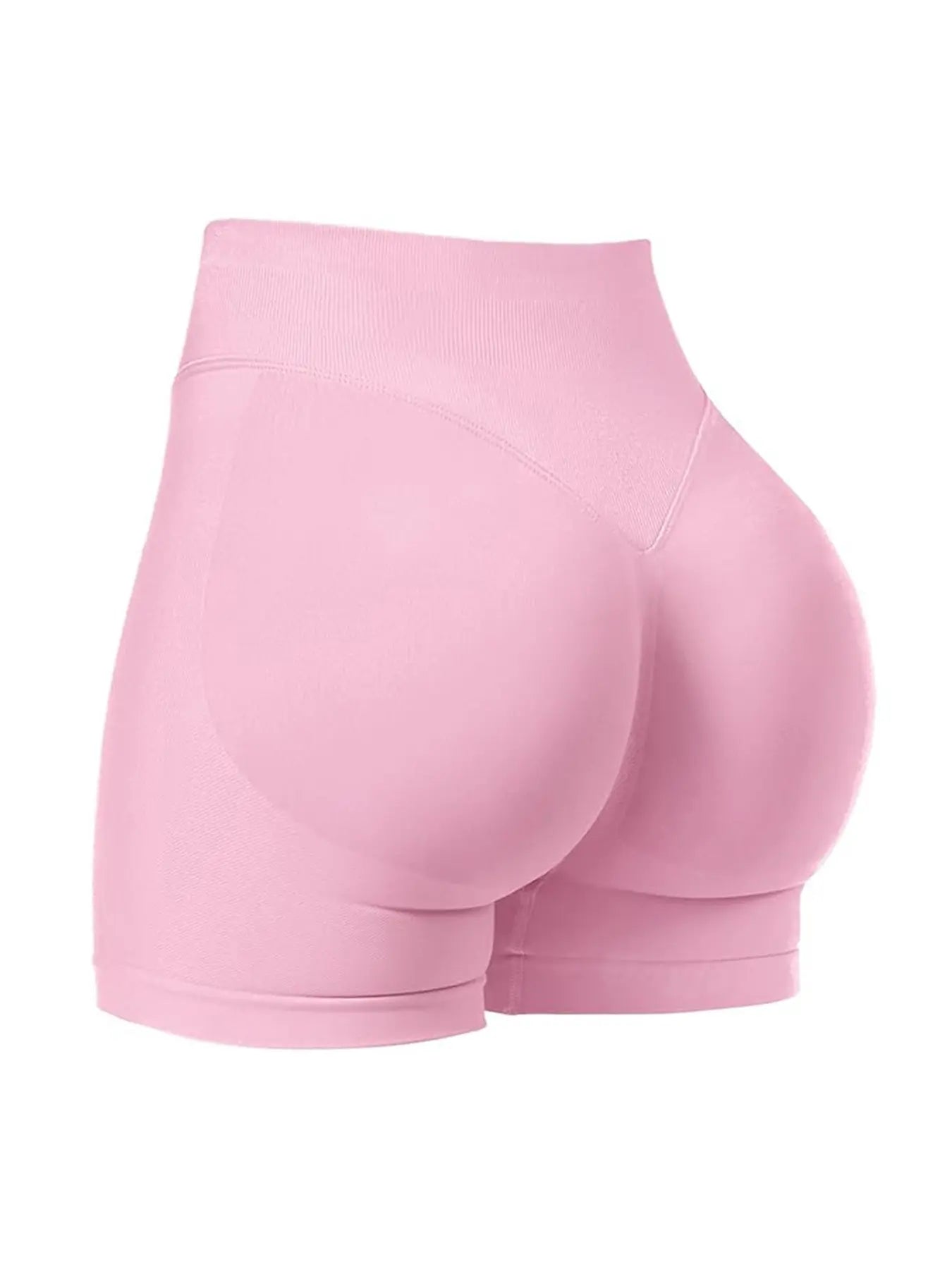 New Three-Section Waist Seamless Sporty Peach Butt Shorts for Women, High Waisted Shorts, Tight Shorts for Yoga, Fitness and Running, Fitness Workout Shorts, Sports Shorts