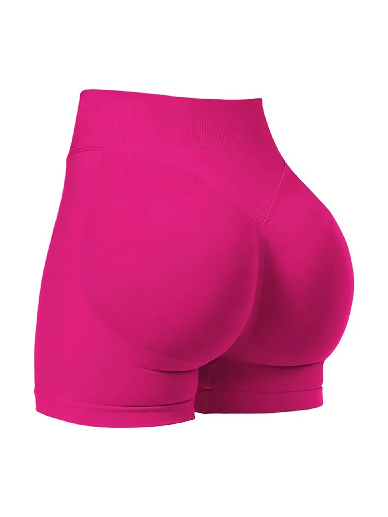 New Three-Section Waist Seamless Sporty Peach Butt Shorts for Women, High Waisted Shorts, Tight Shorts for Yoga, Fitness and Running, Fitness Workout Shorts, Sports Shorts