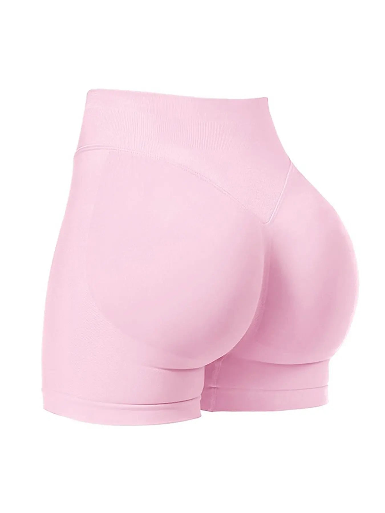 New Three-Section Waist Seamless Sporty Peach Butt Shorts for Women, High Waisted Shorts, Tight Shorts for Yoga, Fitness and Running, Fitness Workout Shorts, Sports Shorts